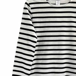 חולצת טי קלאסית - נופים - פסים שחורים - מארה