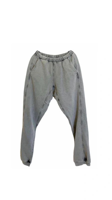 מכנסי טרנינג אופנה - ג׳וי - וואש אפור בהיר