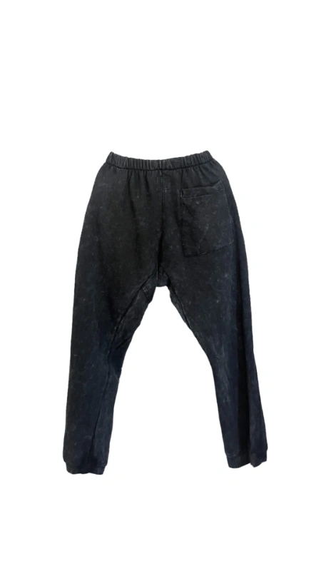 מכנסי טרנינג אופנה - ג׳וי - שחור מעושן