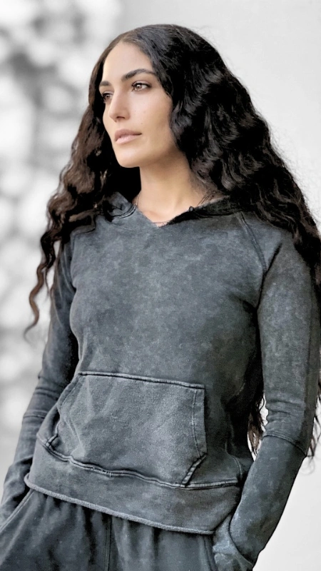 קפוצ׳ון אופנה - סופיה - שחור מעושן