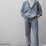 מכנסי טרנינג אופנה - ג׳וי - וואש אפור בהיר