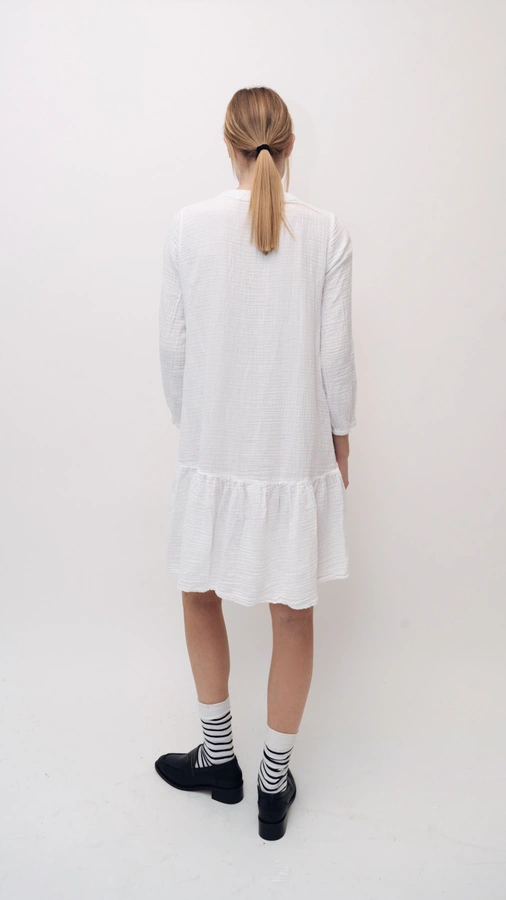 שמלת טטרה - לבן - מיקונוס