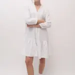 שמלת טטרה - לבן - מיקונוס