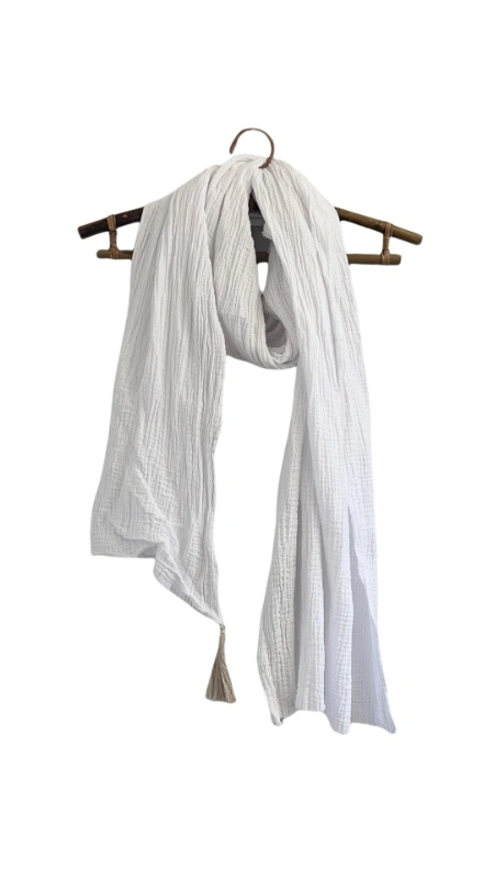 צעיף טטרה - לבן