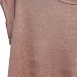 חולצת סריג דמוי פשתן - ורוד מעושן - איב