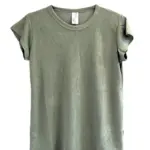 חולצת סריג דמוי פשתן - פיסטוק - איב