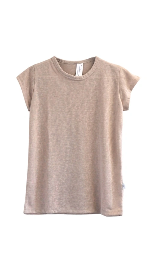 חולצת סריג דמוי פשתן - פודרה - איב