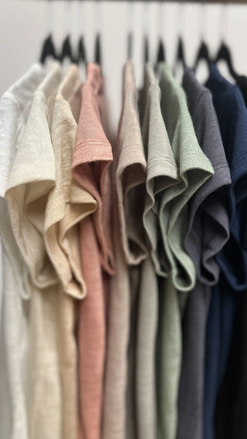 חולצת סריג דמוי פשתן - ניוד - איב