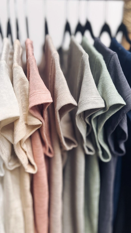 חולצת סריג דמוי פשתן - פיסטוק - איב