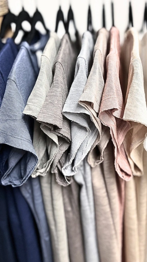 חולצת סריג דמוי פשתן - פודרה - איב