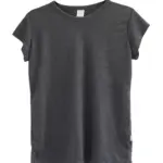 חולצת סריג דמוי פשתן - אפור עכבר - איב