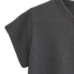 חולצת סריג דמוי פשתן - אפור עכבר - איב