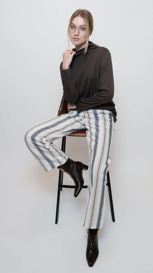 גולף כותנה אורגנית - שוקולד - רו