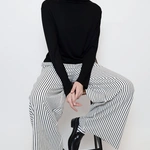 גולף כותנה אורגנית - שחור - רו