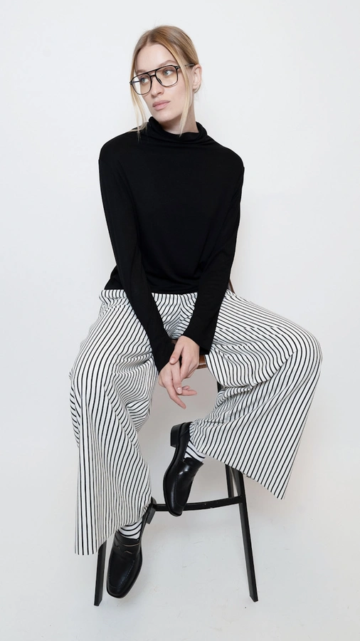 גולף כותנה אורגנית - שחור - רו