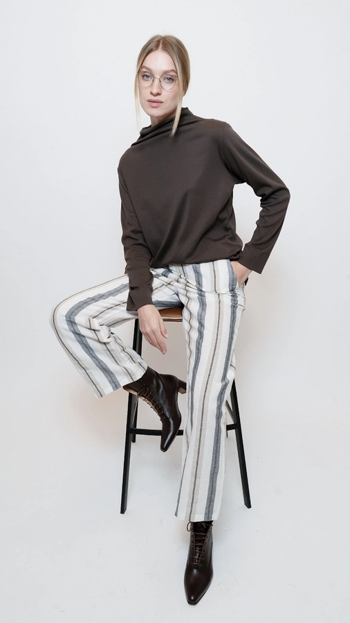 גולף כותנה אורגנית - שוקולד - רו