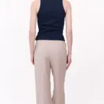 מכנסי פשתן ויסקוזה נשפכים - חול - שושי