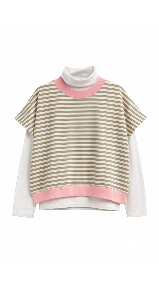 חולצת גולף ריב - לבן - עדי