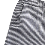 מכנסי פשתן פסים דקים - נייבי - שושי