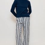 חולצת גולף ריב - נייבי - עדי