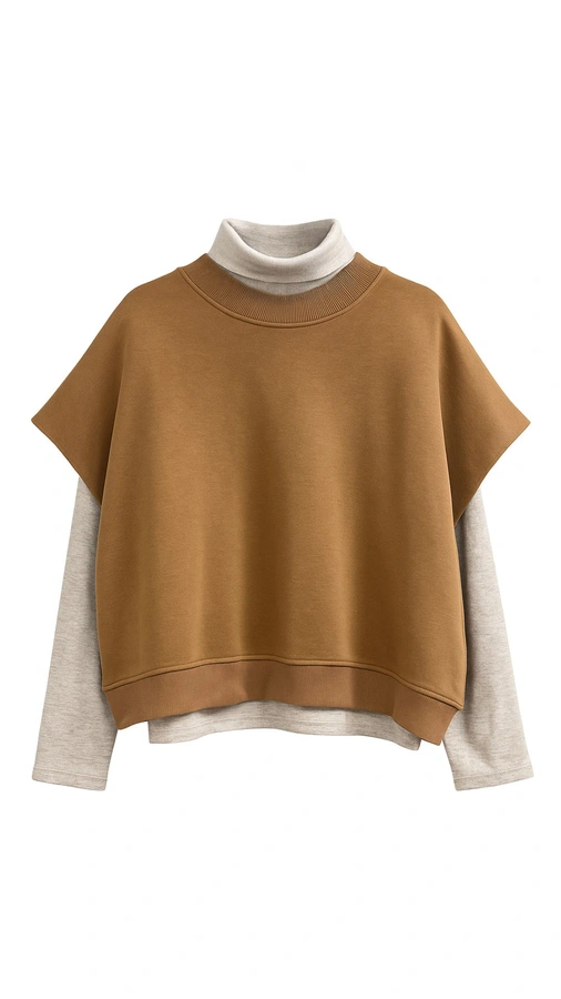 חולצת גולף ריב - בז׳ מלאנז׳ - עדי