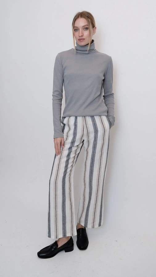 חולצת גולף ריב - אפור - עדי