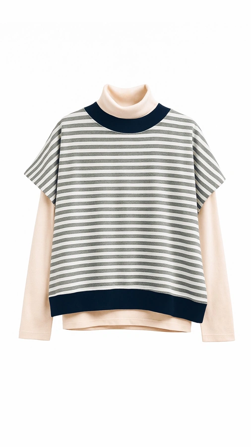 חולצת גולף ריב - פודרה - עדי