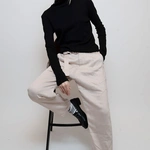 חולצת גולף ריב - שחור - עדי