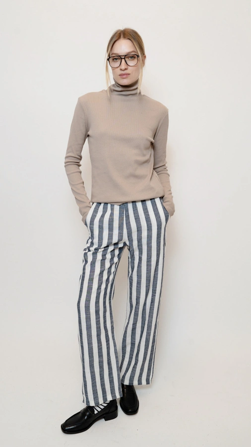 חולצת גולף ריב - חול - עדי