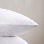 ציפית לכרית - לבן שלג