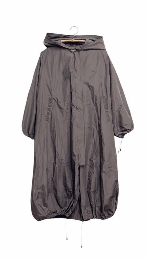 מעיל רוח אוברסייז ארוך - טאופ - מארין