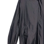 מעיל רוח אוברסייז ארוך - פלדה - מארין