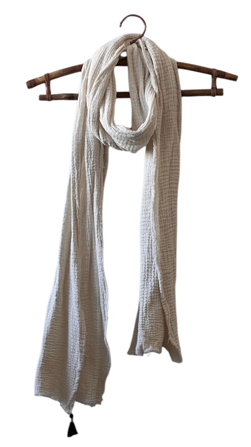 צעיף טטרה - שמנת