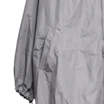 מעיל רוח אוברסייז ארוך - אפור סילבר - מארין