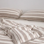 סדין כותנה אורגנית 100% - שמנת