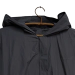 מעיל רוח אוברסייז ארוך - פלדה - מארין