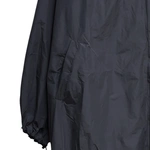 מעיל רוח אוברסייז ארוך - פלדה - מארין