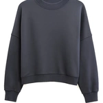 חולצת עמנואל צווארון ריב עגול - פלדה