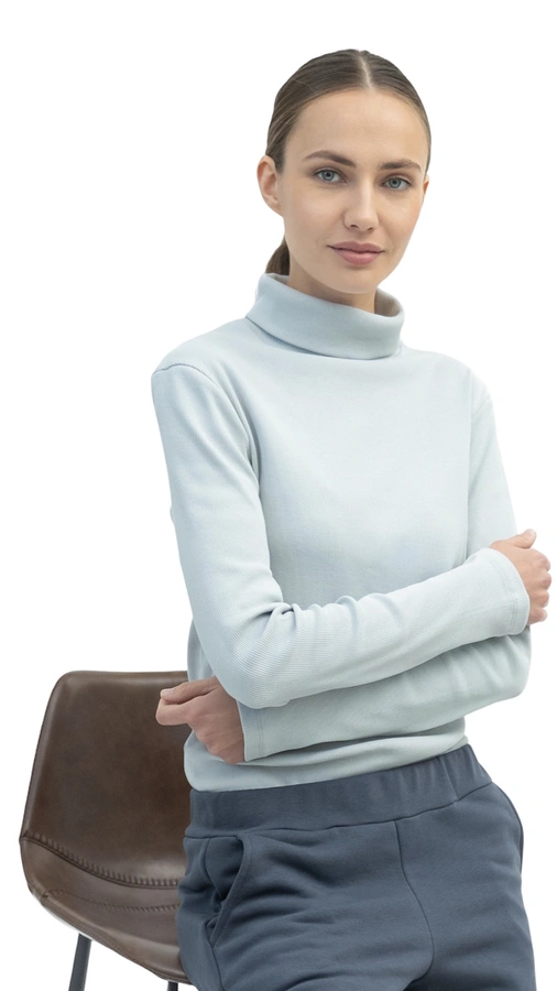 חולצת גולף ריב - אפור סילבר - עדי