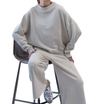 חולצת עמנואל צווארון ריב עגול - אבן