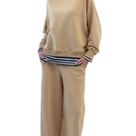 חולצת עמנואל צווארון ריב עגול - מדבר