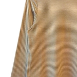 חולצת טי ארוכה – פסים דקים חרדל / ירוק - תותי