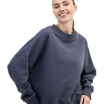 חולצת עמנואל צווארון ריב עגול - פלדה