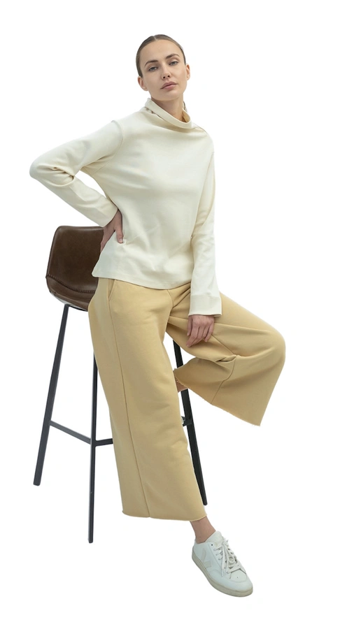 גולף כותנה אורגנית - שמנת - רו