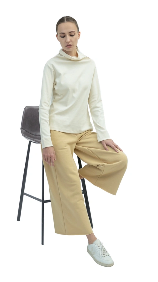 גולף כותנה אורגנית - שמנת - רו