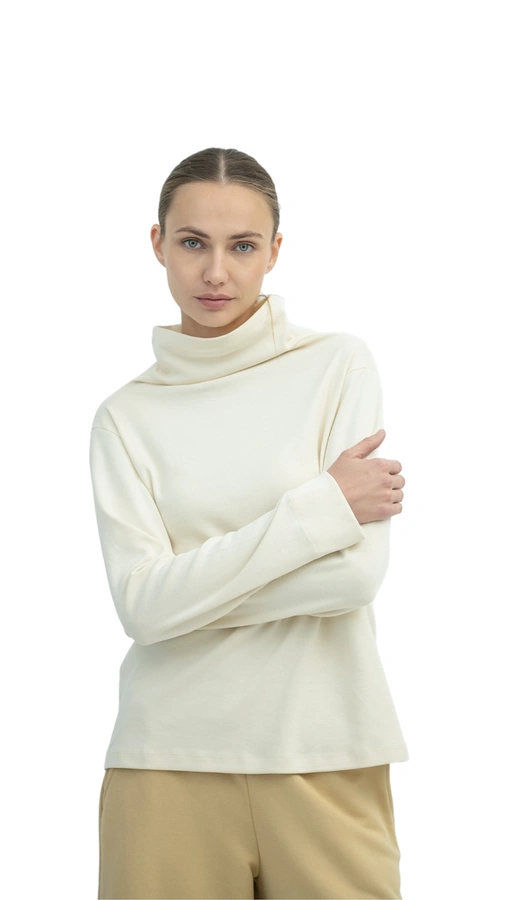 גולף כותנה אורגנית - שמנת - רו