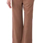 מכנסי פשתן ויסקוזה נשפכים - שוקולד - שושי