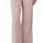 מכנסי פשתן ויסקוזה נשפכים - חול - שושי