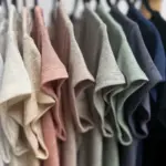 חולצת סריג דמוי פשתן - ירוק אפור - איב