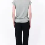 חולצת סריג דמוי פשתן - פיסטוק - איב